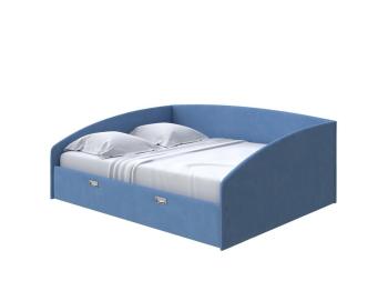 Мягкая Кровать Орматек Bono (Ткань: Рогожка Тетра Голубой) 120x200